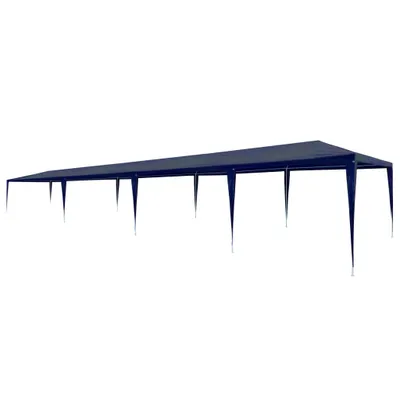 Image de Tente de réception 3x12 m PE Bleu