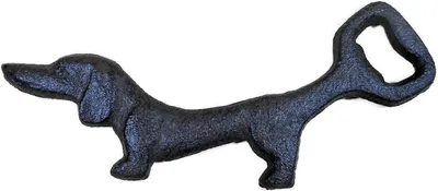 Produktbild von Flaschenöffner Dackel - Dekorative Tierfigur - 17 x 7 cm