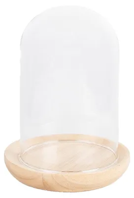 Image de Cloche Clayre & Eef Ø 13x16 cm bois brun