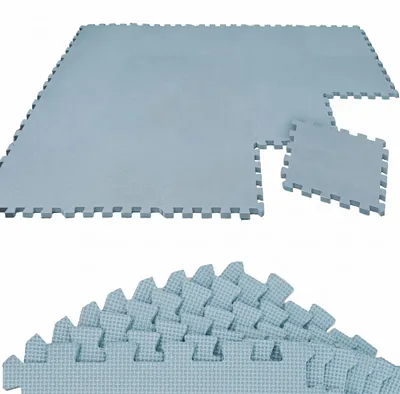 Produktbild von 18 Teile Spielmatte Baby Puzzlematte - 30x30 Krabbelmatte Bodenmatte Kinderzimmer