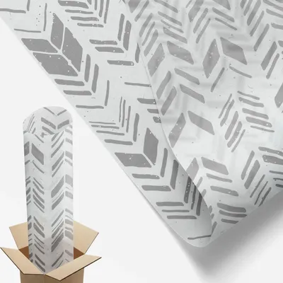 Zdjęcie produktu dla Folia chroniąca przed wzrokiem – 146 x 200 cm – witraż / wzór witrażowy – nieprzezroczysta i dekoracyjna – samoprzylepna folia dekoracyjna do szkła – ochrona przed promieniowaniem UV, łatwy montaż – wzór strzałek