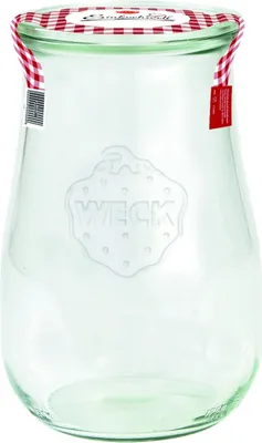 Immagine prodotto di Weck Rundrandglas Tulpe 1750ml mit Deckel 100mm Einkochwelt