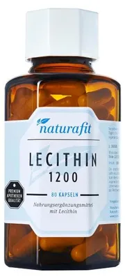 Zdjęcie produktu dla naturafit Lecytyna 1200 kapsułek, 80 kapsułek
