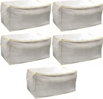 Immagine prodotto di MSV® - Set di 5 contenitori pieghevoli XXL per riporre sotto il letto