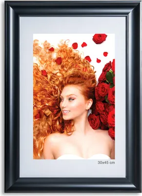 Produktbild von Bilderrahmen Lifestyle Foto Rahmen Collage quadratisch Wanddeko Poster 40D - Farbe: Schwarz | Format: 30x45