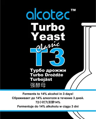 Zdjęcie produktu dla Alcotec Turbohefe – Classic T3, drożdże turbo