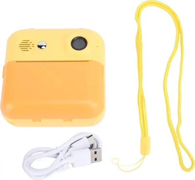 Obrázok produktu pre Okamžitá kamera 48MP 1080p 2,4" IPS obrazovka podporuje digitálny zoom Detská selfie hračka žltá