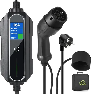 Obrázok produktu pre Nabíjací kábel pre elektromobily - kábel typu 2 - nabíjací kábel pre elektromobily - nabíjačka do auta - elektrická nabíjačka