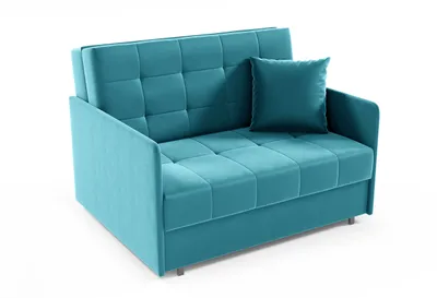 Produktbild von Zweiersessel YORK II mit Steppung, 2-Sitzer Schlafsofa, Jugendsofa mit Schlaffunktion, ausziehbare Couch, mit Bettkasten, inkl. Kissen, Kronos 13