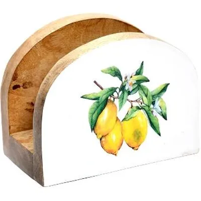 Produktbild von Servietten Halter Citron, Holz, 15x7x15 cm
