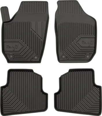 Image de Tapis de Sol de Voiture pour VW Polo Berline IV 2001-2009 TPE Imperméable 4Pcs