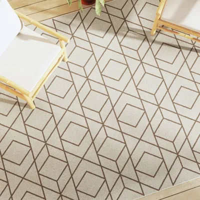 Produktbild von Möbel Teppich Kurzflor Mehrfarbig 190x300 cm Rutschfest - Designerteppiche 4007209