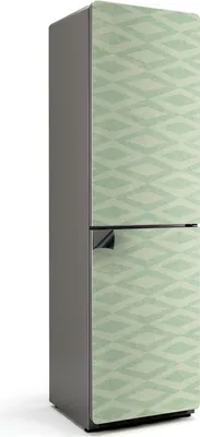Produktbild von Rautenstreifenmuster – Magnetische Kühlschrank Abdeckung – Dekorfolie magnetisch Küche – Kühlschrank Magnet Deko – selbstklebende Magnettafel – Magnetfolie für Kühlschranktür – 60x205 cm