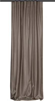 Image de Home Style Rideau - Occultant - Avec crochets - 135x260 cm - Taupe