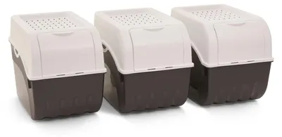 Produktbild von Novaliv 3x Groß 9l weiß Kartoffel Kartoffelbox Kartoffelkiste Kartoffellager Kartoffelkopf Kartoffelsack