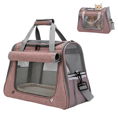 Image de Sac de transport pliable pour chats et petits chiens