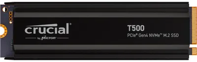 Obrázek produktu pro Crucial T500 with heatsink   4TB PCIe Gen4 NVMe M.2 SSD