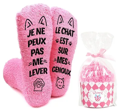 Immagine prodotto di Calzini divertenti con motivo Mao, color rosa, taglia 39 EU