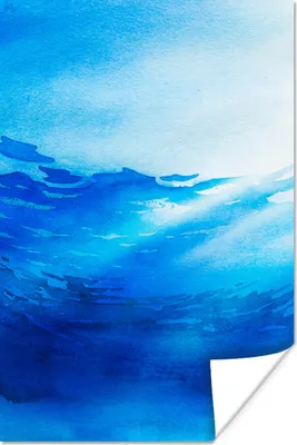 Produktbild von MuchoWow® Poster Meer - Sonne - Wasser 40x60 cm - Plakate für die Wand - Poster Babyzimmer