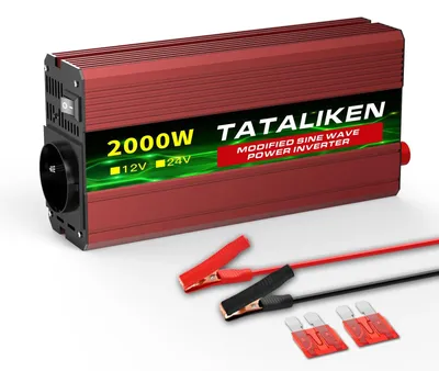 Produktbild von Wechselrichter, Digitalanzeige, Temperaturregelungslüfter, 24V 2000W 220V50HZEU