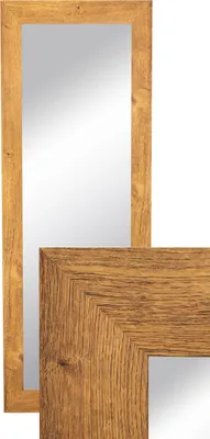 Produktbild von BD ART Wandspiegel Dekorativ Garderobenspiegel Ganzkörperspiegel 150x50cm Waterford-Eiche