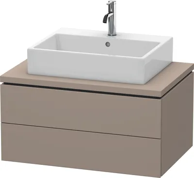 Produktbild von Konsolenunterschrank L-CUBE 400x820x547mm basalt matt basalt matt