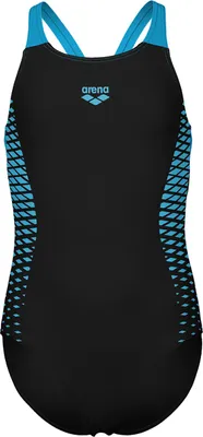 Produktbild von Arena GIRL"S ARENA OPENINGS SWIMSUIT BLACK-TURQUOISE 164