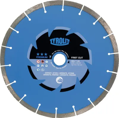Zdjęcie produktu dla Diamentowa tarcza tnąca Premium D.180 mm Otwór 22,23 mm 1,9 mm 7 mm TYROLIT