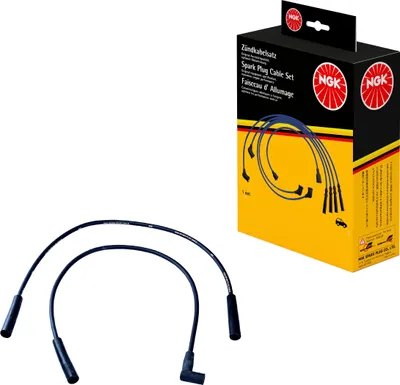 Immagine prodotto di Set di cavi di accensione (2 cavi, nero) NGK: competenza aftermarket per CITROËN LNA