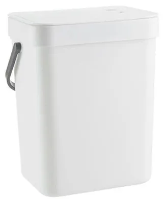 Immagine prodotto di Pattumiera da cucina - 3 litri - Coperchio a ribalta - Montaggio a parete