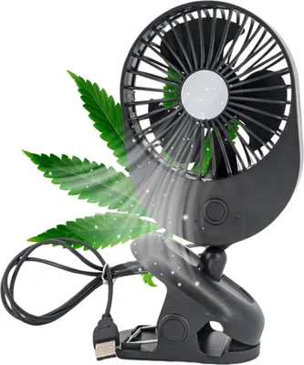 Obrázok produktu pre USB Mini Grow Ventilator mit Clip Klemme Klemmventilator I Clipventilator für Homebox Growschrank Secret Jardin GrowPro DiamondBox Zelsius Mars Hydro etc.
