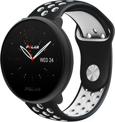 Produktbild von Strap-it Polar Ignite 2 Sportarmband (Schwarz/Weiß)