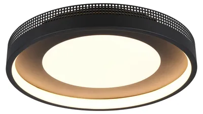 Produktbild von Trio - Deckenleuchte SOLEA - Schwarz - 40x40x7.5 cm