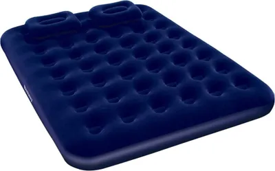 Produktbild von Bestway Luftbett mit Kissen & Luftpumpe Beflockt 203×152×22 cm 67374