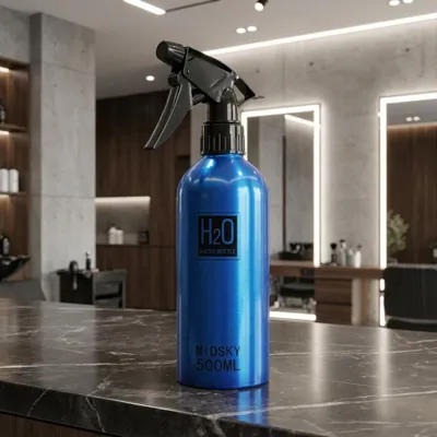 Obrázok produktu pre Hliníkový rozprašovač kadernícky a barberský na vlasy 500 ml