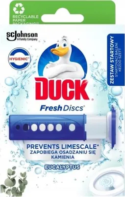 Produktbild von DUCK WC-Gerät + EUCALYPTUS Toilettengelscheibe (6 Scheiben)