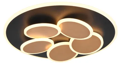 Image de Luminaires TRIO Plafonnier MANDALA DH 49x7,50 cm multicolore Plafonnier