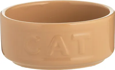 Obrázek produktu pro Miska pro kočky, 13 cm, béžová PetWare / Mason Cash