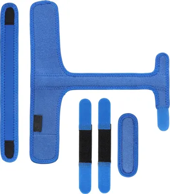 Obrázok produktu pre chránič prstov Trigger Finger Splint Blue Finger Protector s oceľovým korektorom prstov