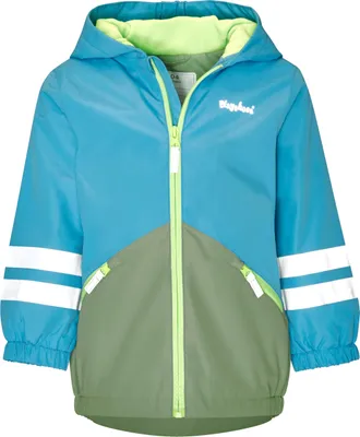 Productafbeelding van Playshoes Regenjas voor kinderen, uni, gevoerd, petrol/olijfgroen, maat 104