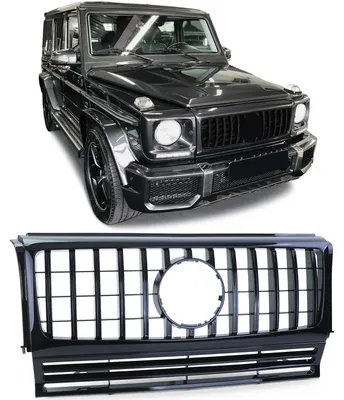 Immagine prodotto di Griglia anteriore nera lucida per Mercedes Classe G (W463) dal 1990 al 2018