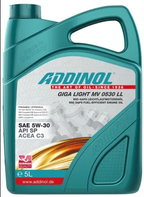 Produktbild von Addinol Motorenöl 5W30 Giga Light MV 0530 LL 5Liter