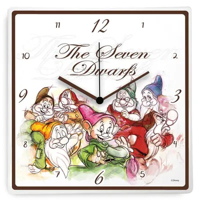 Productafbeelding van Egan DISNEY DE ZEVEN DWERGEN. Klok. 31 x 31 cm