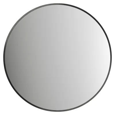 Obrázek produktu pro kulaté zrcadlo černé Talos Picasso Ø 40 cm - s vysoce kvalitním hliníkovým rámem pro stylovou atmosféru - Dokonalé kulaté koupelnové zrcadlo, které spojuje eleganci a funkčnost