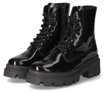 Productafbeelding van Tamaris veterschoenen, zwart, synthetisch materiaal, maat 36