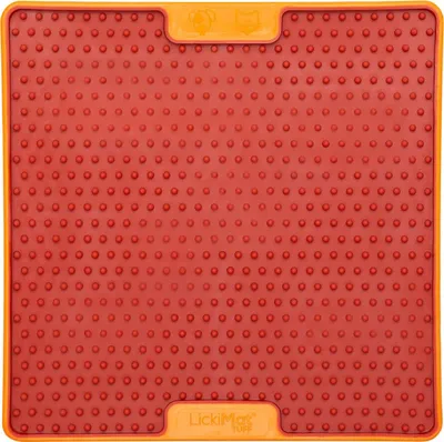 Imagen del producto de LickiMat Calmante PRO Tuff, color naranja