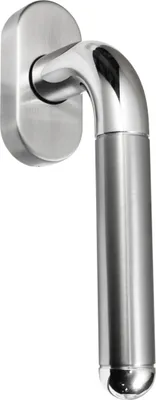 Produktbild von Edelstahl Fenstergriff Sets 1 x FG Star II Bicolor L-Form V2A Fensterbeschlag