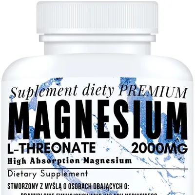 Productafbeelding van Magnesium L-Threonaat 2000 mg, voedingssupplement, 90 capsules