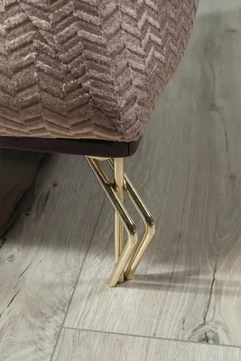 Produktbild von Sessel Design Wohnzimmer Polster Holz Polster Moderne Luxus  braun Neu