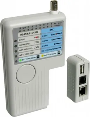 Obrázek produktu pro WP WPC-TST-002, RJ-11, RJ-12, RJ-45, Bílá, 86 x 26 x 145 mm
